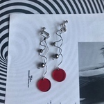 ワイヤーイヤリング ワイヤーピアス シルバーピアス ゆらゆらピアス
