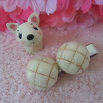 《再…販》メロンパンのヘアクリップ♡
