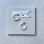 #047 acryl donuts pierce【cream】