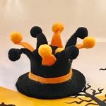 ハロウィン特集♪ピエロ風帽子