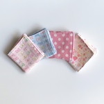 sale4重ガーゼハンカチ4枚セット女の子柄