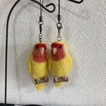 ※専用ページです※birdhouse274様ご依頼のコザクラインコちゃんのストラップです♪羊毛フェルト