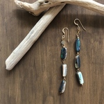 【SALE】(14kgf) SUMMER everyday #9　アバロンシェルのシンプルピアス