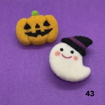 【43】ハロウィン★ブローチ★羊毛フェルト