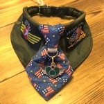 犬・猫の首輪　27～29　cocochanネクタイチョーカーNEO　ミリタリー・星条旗・カモフラージュ