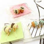 ピアス3組セット    17    ゆめかわ  カップケーキ フェイクフード