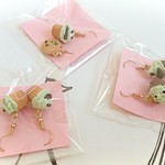 ピアス3組セット    18     カップケーキ フェイクフード ハロウィン モンスター