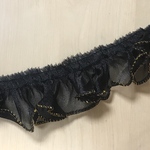 LACE TULLE RIBBON  PLEATS