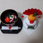 🔴m0523様オーダー品🔴ちりめん細工  鏡もち とお雑煮