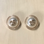 ●20㎜● GOLD PEARL DOME DESIGN BUTTON PARTS