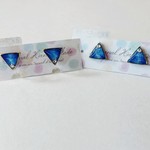 再販×2💙夜空のシンプル💜イヤリング＆ピアス