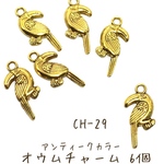  【6個】parrot  charm