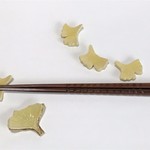 箸置き（小さなイチョウ）2個セット