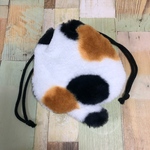 三毛猫のおしり巾着