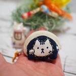 【送料無料】手のりミニミニポーチ（福ふくねこちゃんパンチ）