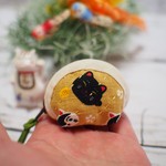 【送料無料】手のりミニミニポーチ（ねこと小判）