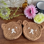 【再販✨】ほっこりマグっクマ🐻コースター（シナモンクマ）