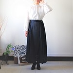 ラップスカート風ワイドパンツ