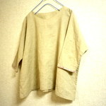 sale　綿麻素材のナチュラルプルオーバー