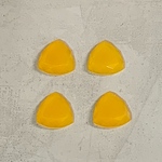 レモン色カボション 4pieces