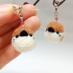 スズメの一粒ピアス(ポストピアス)