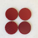 Red Circle Pendant Tops