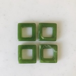 Green White Marble Square Parts