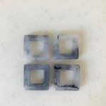 Clear Blue Marble Square Parts