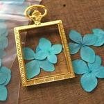 押し花【アジサイ20個】10個×2袋水色