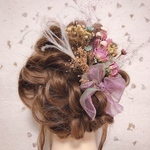 ドライフラワー*髪飾り