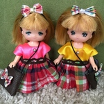 ミキちゃんマキちゃん ショルダーバッグ付きお揃いドレス