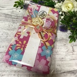花柄  手ぬぐい 祝儀袋 布の祝儀袋 てぬぐい