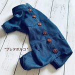 【y様受注分】こだわりdenimロンパース