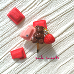 テディベアのチョコレートポニーフック