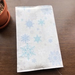 新書コミック用ブックカバー☆雪の結晶☆クリスマス