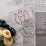 《new》matte silver hoop