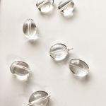 [5粒 1セット]  天然石  水晶  タンブル  16×12mm
