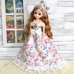 【送料無料】リカちゃん♡ドレス♡花柄