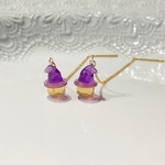 ジュエルかぼちゃの小さなハロウィンピアス