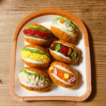 《再販９》フェルトままごとロールサンドセット
