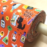 ハロウィン🎃110×50㎝　毒瓶👻シーチング生地