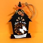  吊るして飾れるハロウィンカード（蝶）