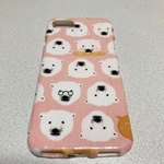 【再販】iPhone７ケース(しろくま柄)😊