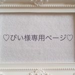 ぴい様専用ページ♡