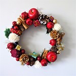 林檎いっぱいクリスマスリース