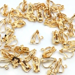 20個 カン付クリップイヤリング 基礎金具 ゴールド SALE121