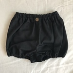 ツイルかぼちゃパンツ ブラック 黒 ベビー