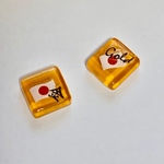 大きなハワイアンジュエリー風ハイビスカスピアス
