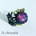 【Again】Violet opal pinkyring Ⅱ