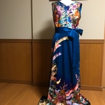 着物リメイク 留め袖イブニングドレスオーダー
